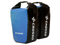 Sakwy Crosso Dry Small Adventure Click System 30l j. niebieski przód/tył