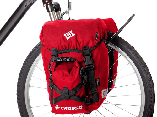 Sakwy Crosso Classic Small, czerwona