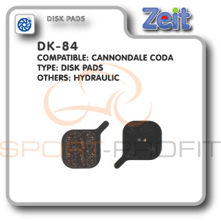 Okładziny hamulcowe Zeit półmetaliczne DK-84 do hamulców Cannondale, Coda