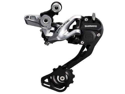 Przerzutka tył Shimano Deore RD-M615 GS Shadow RD+ 10rz srebrna